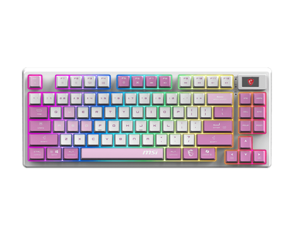 TECLADO MSI FORGE-GK600-TKL-W-VIOLET-US