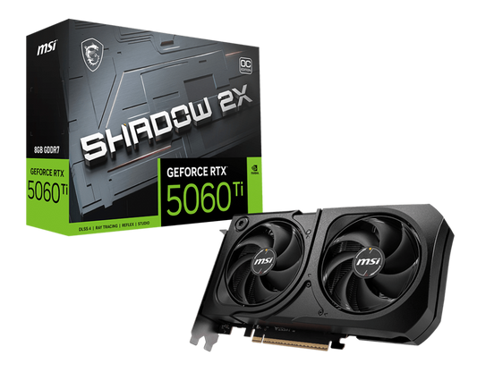 GeForce RTX™ 5060 Ti 8G SHADOW 2X OC PLUS
