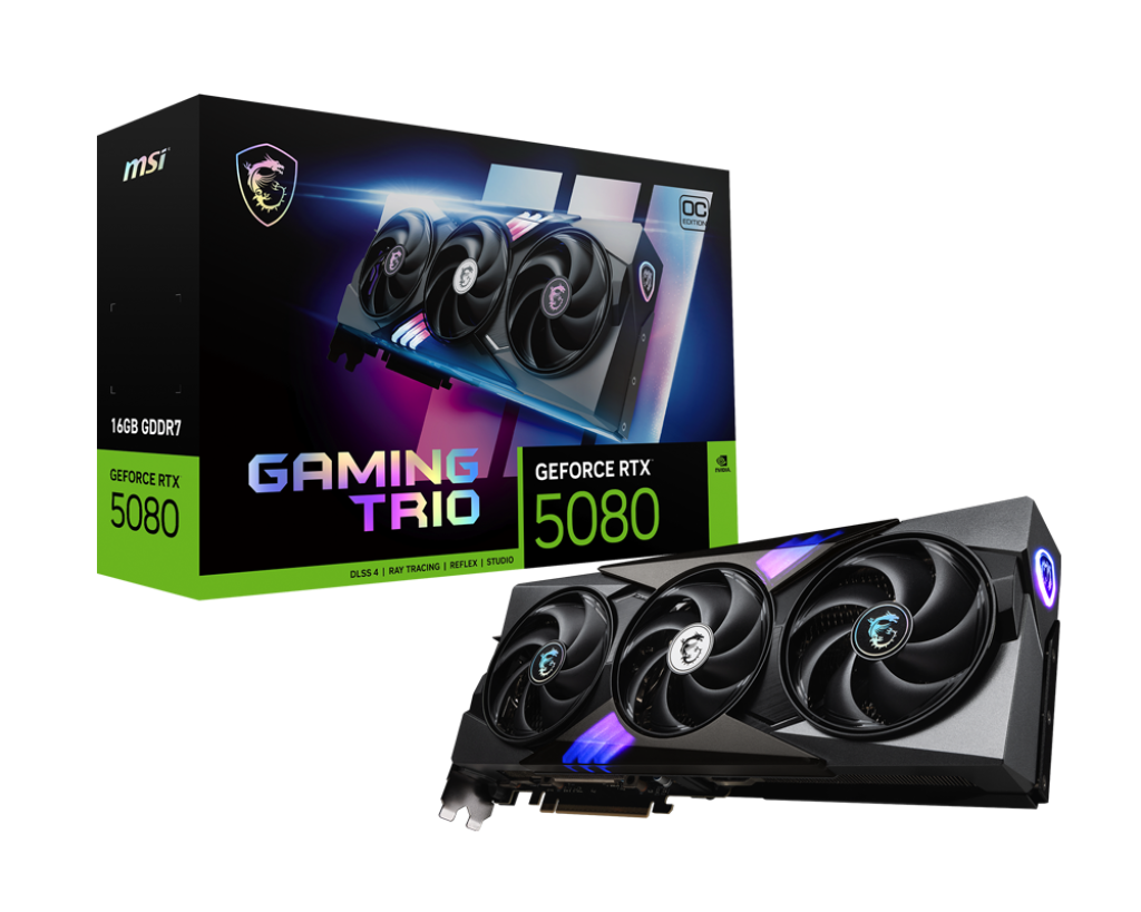 GeForce RTX™ 5080 16G GAMING TRIO OC